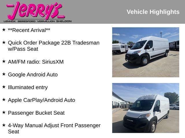 2025 RAM ProMaster Cargo Van Tradesman 2500 High Roof 159" WB