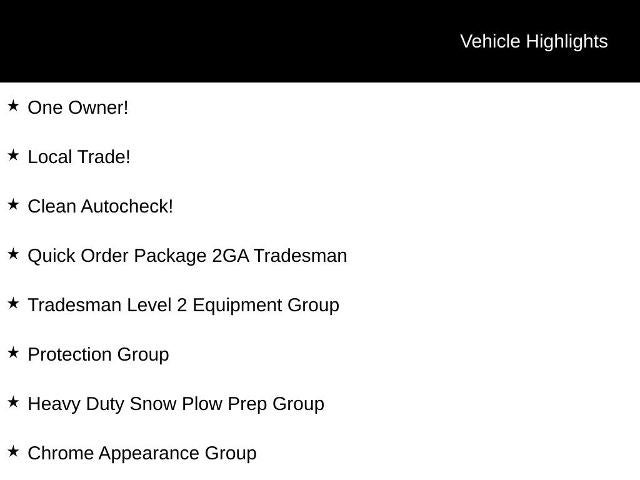 2022 RAM 2500 Tradesman 4x4 Reg Cab 8' Box