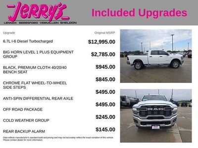 2026 RAM 2500 Big Horn 4x4 Crew Cab 6'4" Box