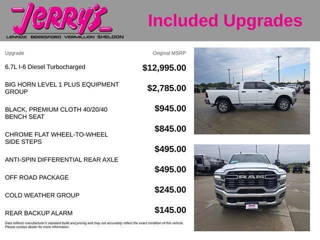 2026 RAM 2500 Big Horn 4x4 Crew Cab 6'4" Box