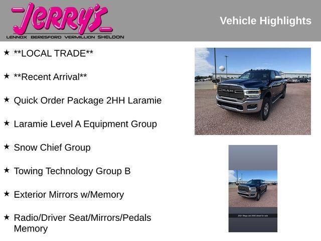 2021 RAM 2500 Laramie 4x4 Mega Cab 6'4" Box