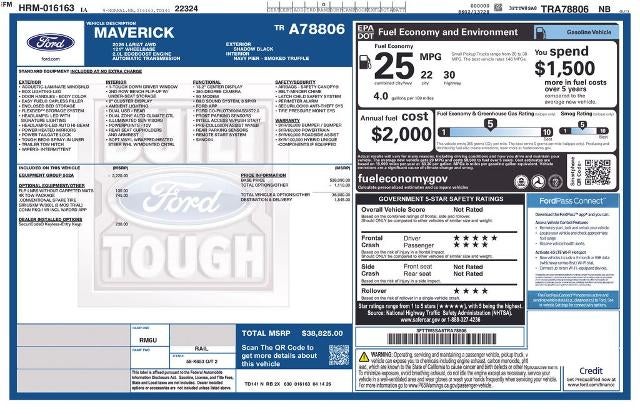 2026 Ford Maverick LARIAT AWD SuperCrew