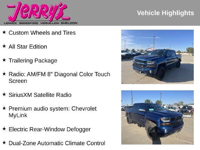 2018 Chevrolet Silverado 1500 Crew Cab Short Box 4-Wheel Drive LT Z71