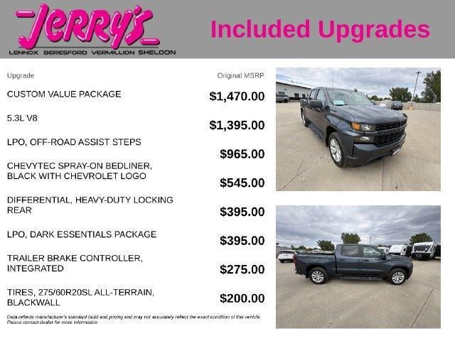 2020 Chevrolet Silverado 1500 Crew Cab Short Box 4-Wheel Drive Custom
