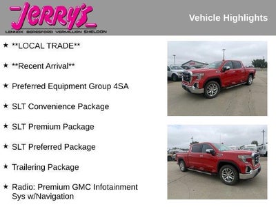 2019 GMC Sierra 1500 Crew Cab Short Box 4-Wheel Drive SLT