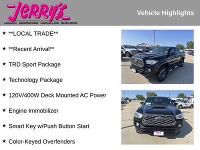 2020 Toyota Tacoma 4WD 4WD TRD Sport Double Cab 5' Bed V6 AT (Natl)