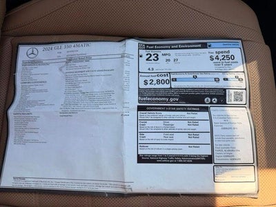2024 Mercedes-Benz GLE GLE 350 4MATIC® SUV