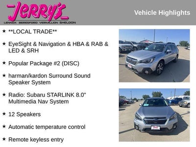 2018 Subaru Outback 2.5i Limited