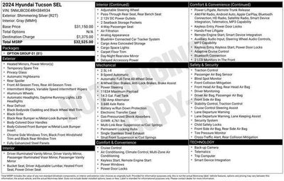 2024 Hyundai TUCSON SEL AWD *Ltd Avail*