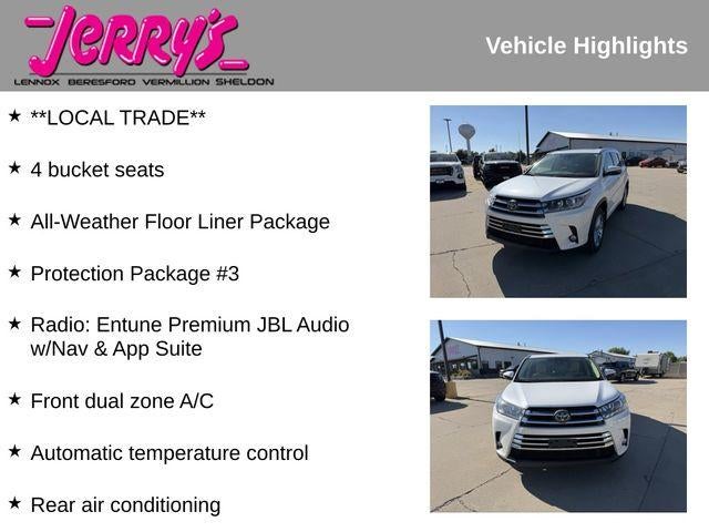 2018 Toyota Highlander Limited V6 AWD (Natl)