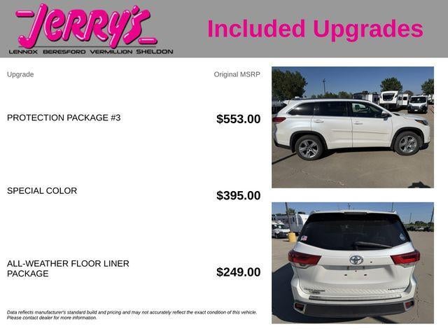 2018 Toyota Highlander Limited V6 AWD (Natl)