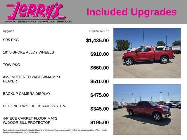 2013 Toyota Tundra 4WD Truck 4WD Double Cab Standard Bed 5.7L FFV V8 (Natl)