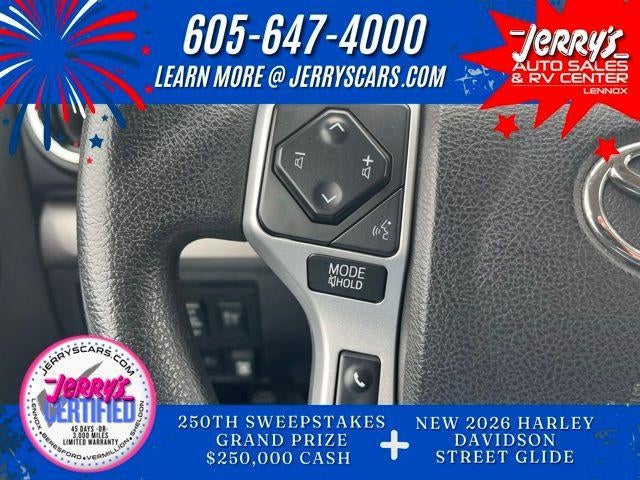 2021 Toyota Tundra 4WD 4WD SR5 Double Cab 6.5' Bed 5.7L (Natl)