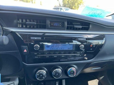 2015 Toyota Corolla 4dr Sdn Auto L (Natl)