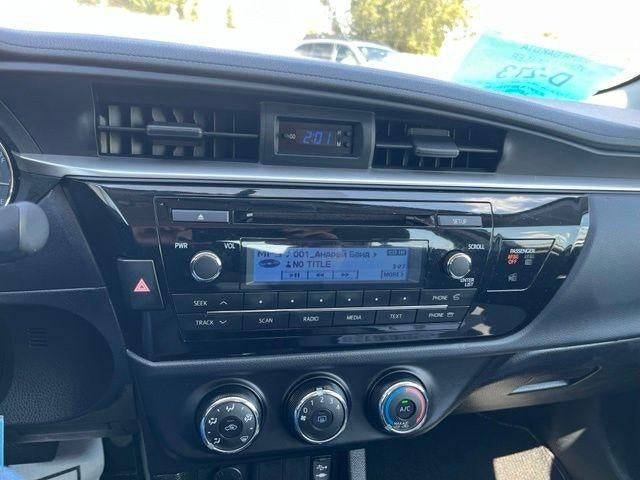 2015 Toyota Corolla 4dr Sdn Auto L (Natl)