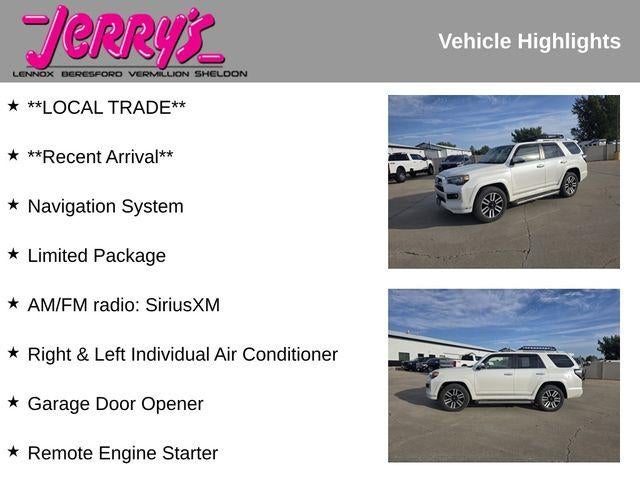 2017 Toyota 4Runner Limited 4WD (Natl)