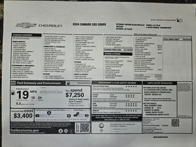 2024 Chevrolet Camaro 2SS