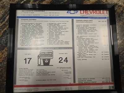 1993 Chevrolet Corvette NA