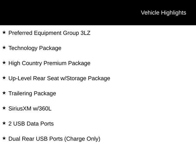 2024 Chevrolet Silverado 1500 High Country