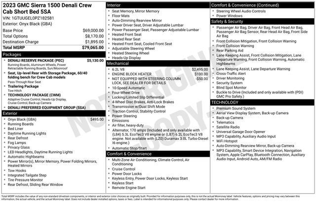 2023 GMC Sierra 1500 Denali