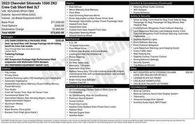 2023 Chevrolet Silverado 1500 ZR2