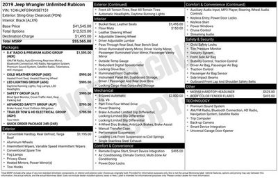 2019 Jeep Wrangler Unlimited Rubicon