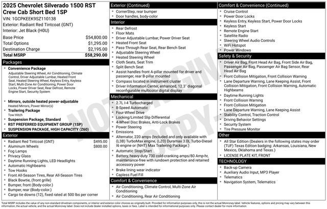 2025 Chevrolet Silverado 1500 RST
