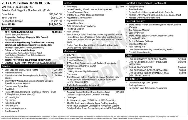 2017 GMC Yukon XL Denali