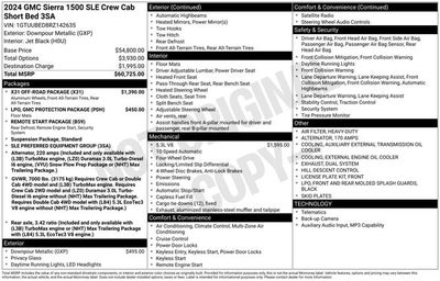 2024 GMC Sierra 1500 SLE